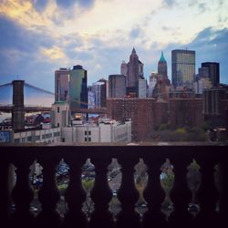 View of cityscape against sky