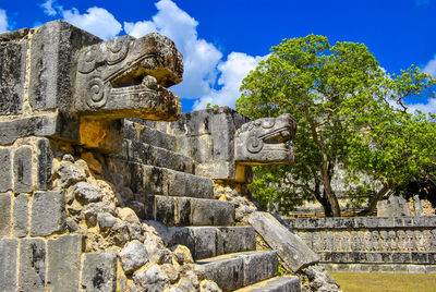 Mysterious ancient temple from mexico