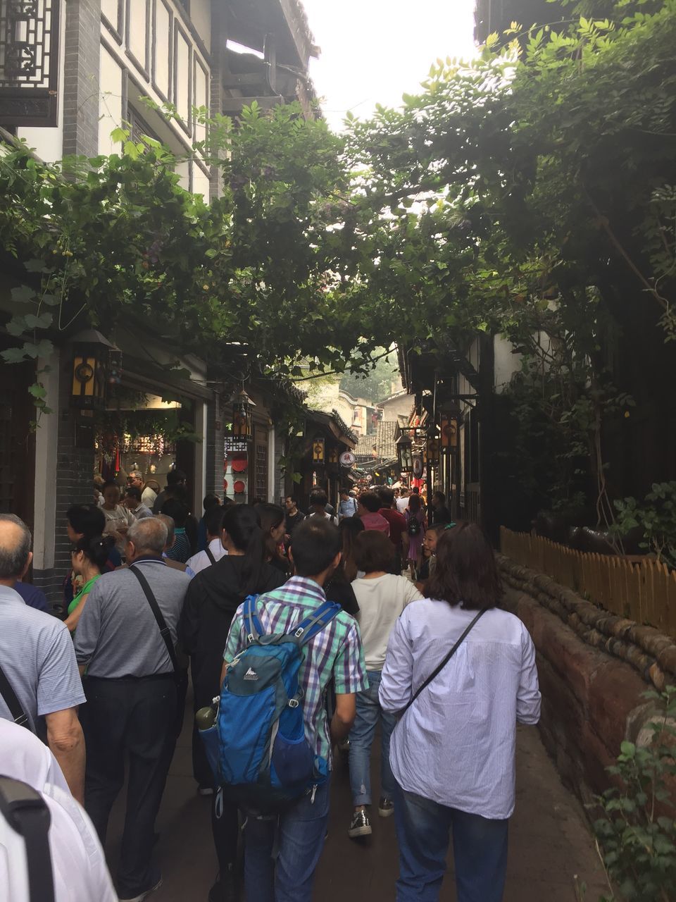 PEOPLE WALKING ON STREET