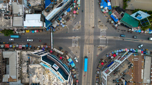 Aerial view of dar es salaam, tanzania