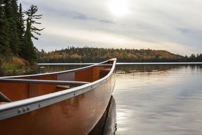Boat in lake