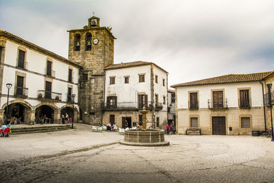 San martin de trevejo plaza mayor, main square