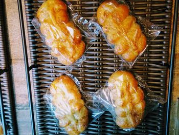 Fresh breads in display