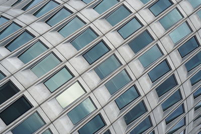 Low angle view of glass building