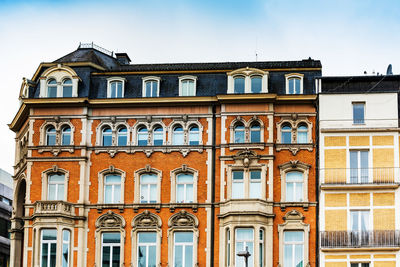 Low angle view of building against sky