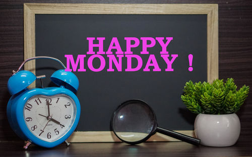 Close-up of text on open book