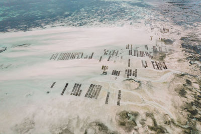 High angle view of water