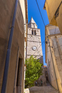 Low angle view of built structures