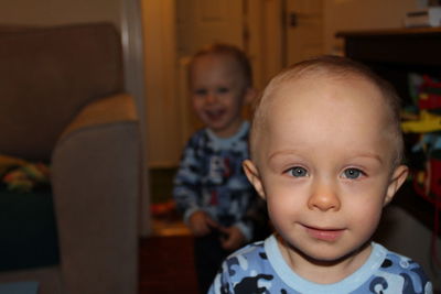 Portrait of cute boy