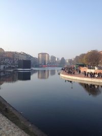 View of city at waterfront