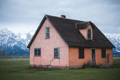 House against sky