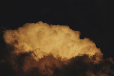 Low angle view of sky at night