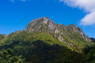 The view on the way up to doi luang chiang dao, chiang mai, thailand.