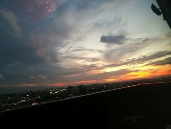 Scenic view of sky during sunset