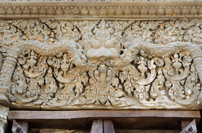 Low angle view of statue