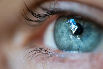 Extreme close-up of woman eye