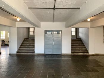 Empty corridor of building