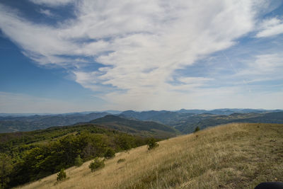 Scenic view of landscape against sky