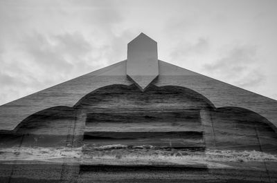 Low angle view of building against sky