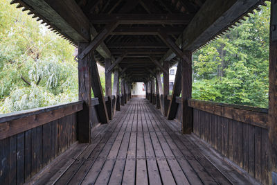 View of footbridge 'henkersteg'