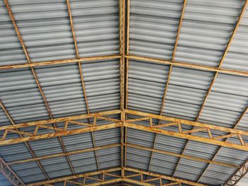 Full frame shot of metal structure