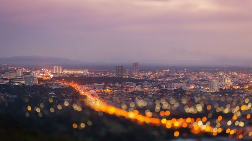 Aerial view of cityscape