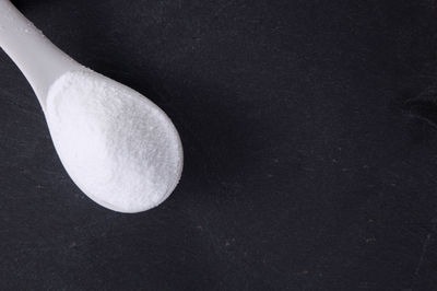 High angle view of moon on table