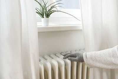 Close-up of curtain