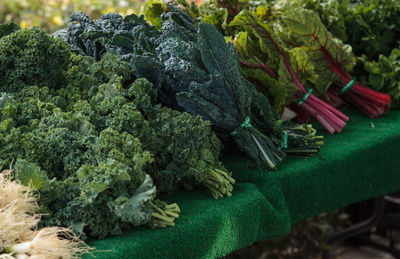 Close-up of vegetables at market