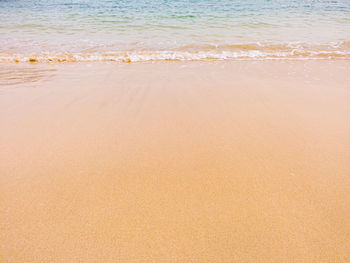 High angle view of beach