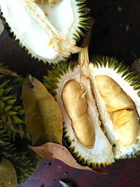 Close-up of fruit on table