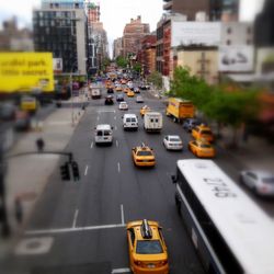 Traffic on city street