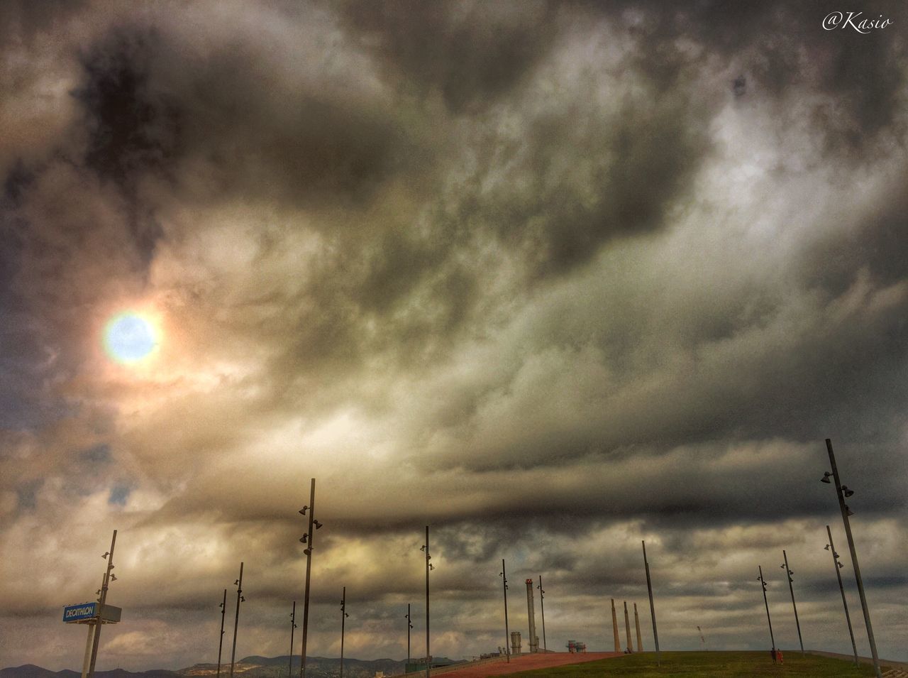 sky, cloud - sky, cloudy, weather, beauty in nature, tranquility, overcast, scenics, tranquil scene, storm cloud, nature, dramatic sky, cloud, idyllic, dusk, outdoors, water, cloudscape, landscape, sun