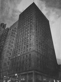 Low angle view of buildings against sky
