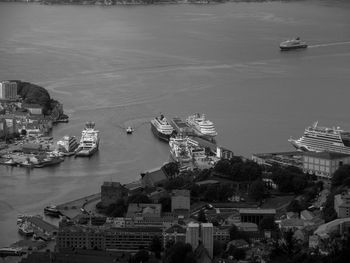 Ship cruise in norway