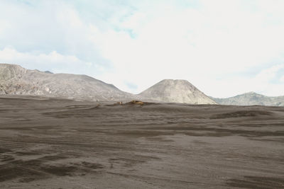 Mount at the dessert field. this photo was taken on bromo mountain, mid  june 2013.