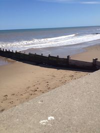 Scenic view of beach