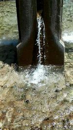 Close-up of splashing water