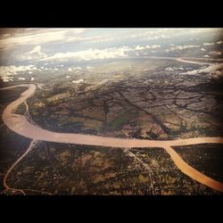 Aerial view of landscape