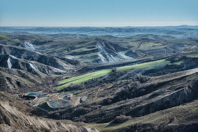 The parco dei calanchi e monte ascensione is a geographical area limited to monte ascensione