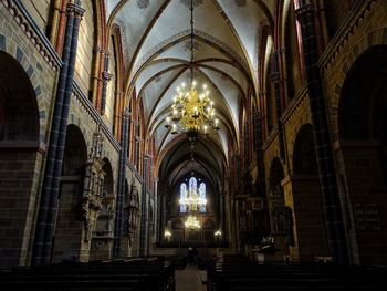 Interior of church