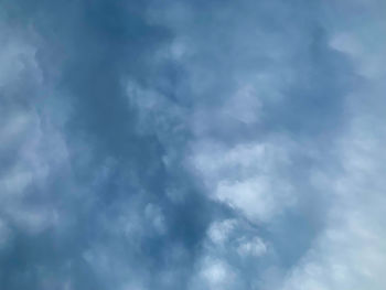 Low angle view of cloudy sky