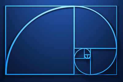Information sign against blue background