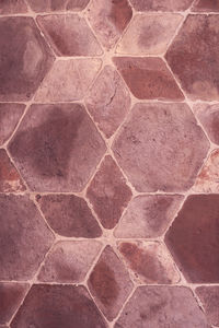 Full frame shot of tiled floor