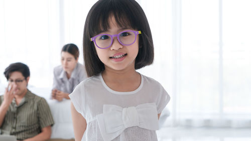 Portrait of a smiling young woman