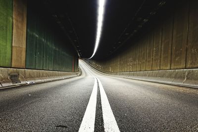 Road amidst trees