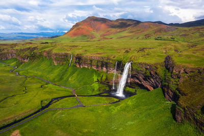 Scenic view of landscape against sky