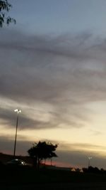 Scenic view of road against cloudy sky