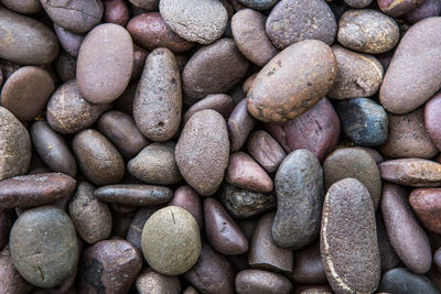 Full frame shot of pebbles