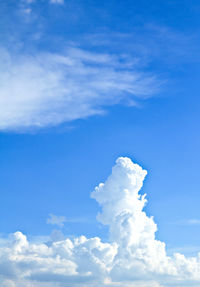 Low angle view of clouds in sky